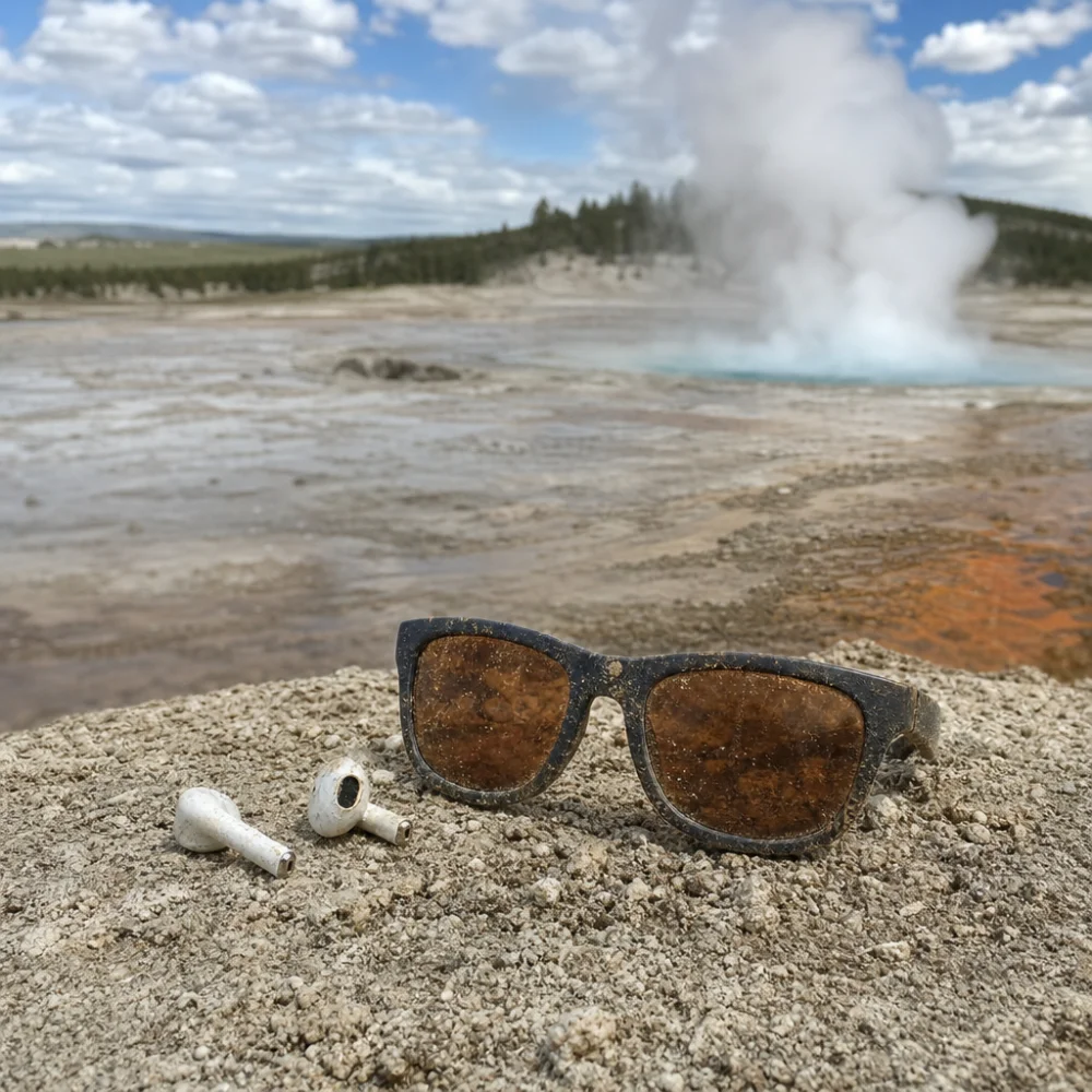 Yellowstone Letos Vysbíral 20 000 Kusů Odpadků Z Gejzírů, Včetně Brýlí I Airpods