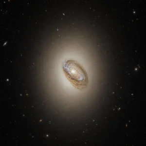 Hubbleův Teleskop Zachytil Galaxii Ngc 4698 S Neobvykle Otočeným Vnitřním Diskem