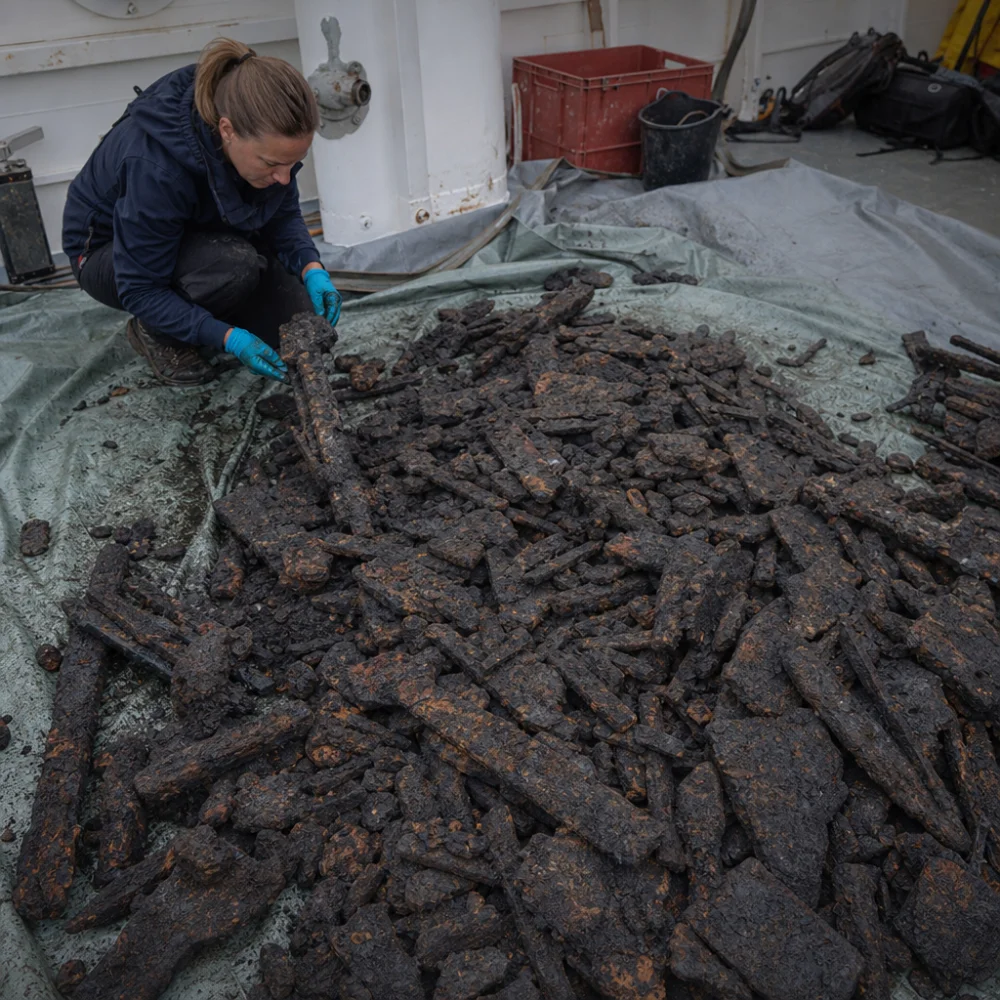 Archeologové V Rakousku Objevili Tunu Železa Z Lodi Potopené Před 2 200 Lety