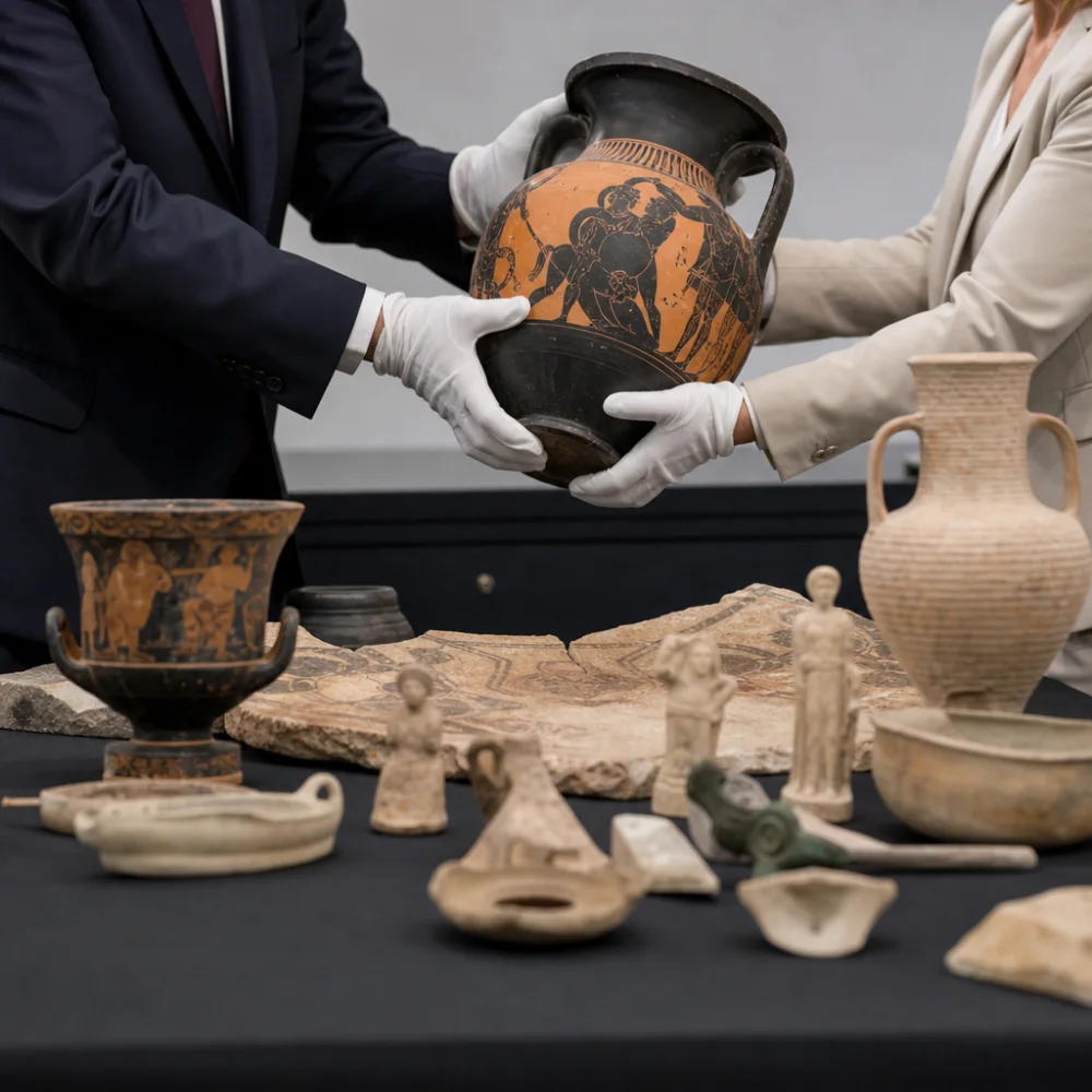 Usa Vrátily Řecku Nelegálně Vyvezené Starožitné Artefakty
