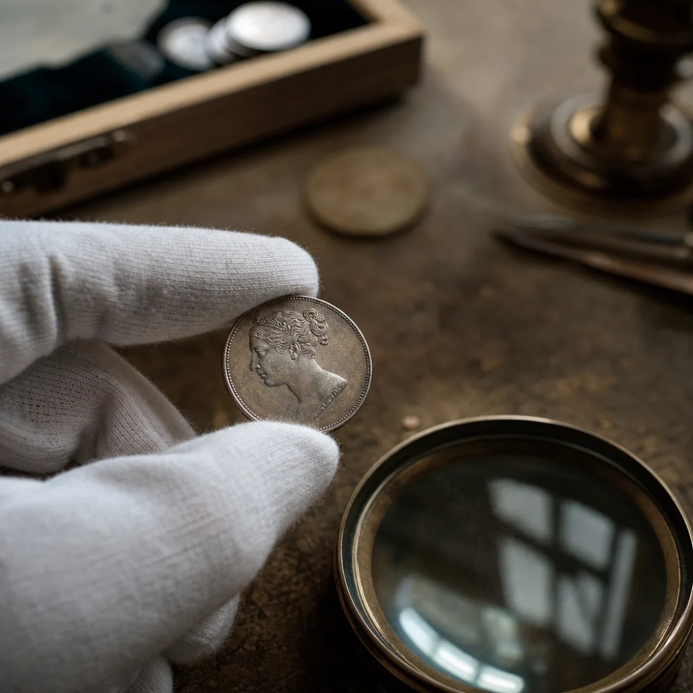 Britský Sixpence Z Roku 1834 Koupený Na Bleším Trhu Za Osm Liber Zaujal Vědce