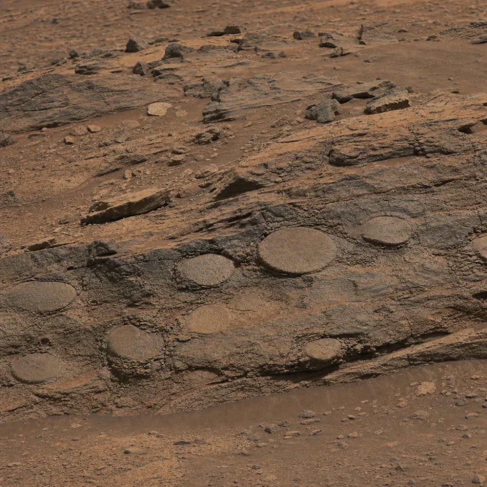 Curiosity Objevil Na Marsu Neobvyklé Diskoidní Útvary V Hornině