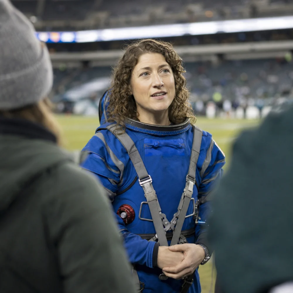 Astronautka Christina Koch Přiblížila Misi Artemis Ii Fanouškům Nfl Ve Philadelphii