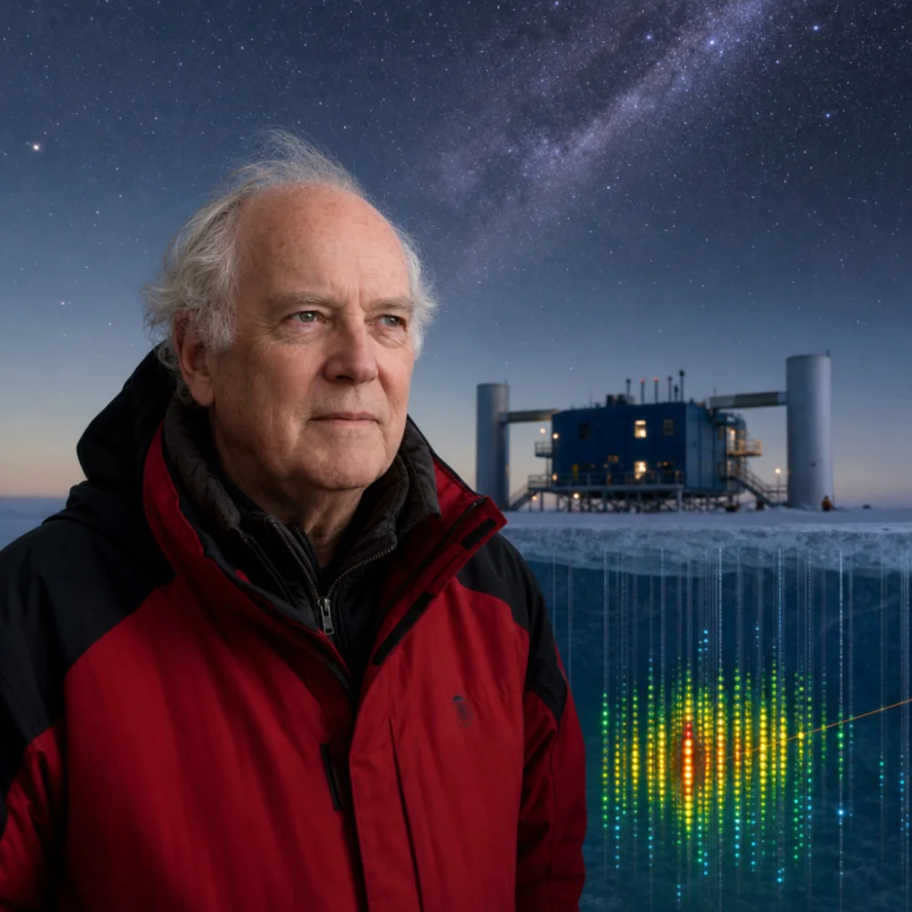 Nobelovu Cenu Za Fyziku Získal Francis Halzen Za Objev Kosmických Neutrin Pomocí Icecube
