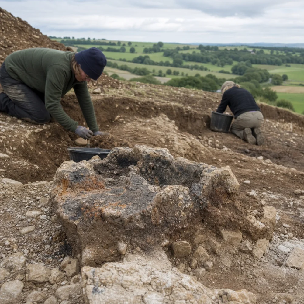 Archeologové Našli V Derbyshiru Doklady O Výrobě Olova Z Doby Po Konci Římské Vlády