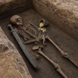 Archeologové V Kubáni Odkryli Hrob Maeotského Válečníka Se Zlatými Mincemi Alexandra Velikého