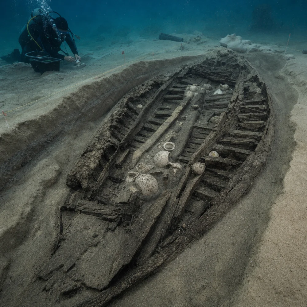 U Pobřeží Turecka Archeologové Objevili Nejstarší Dosud Nalezený Vrak Lodi Na Světě