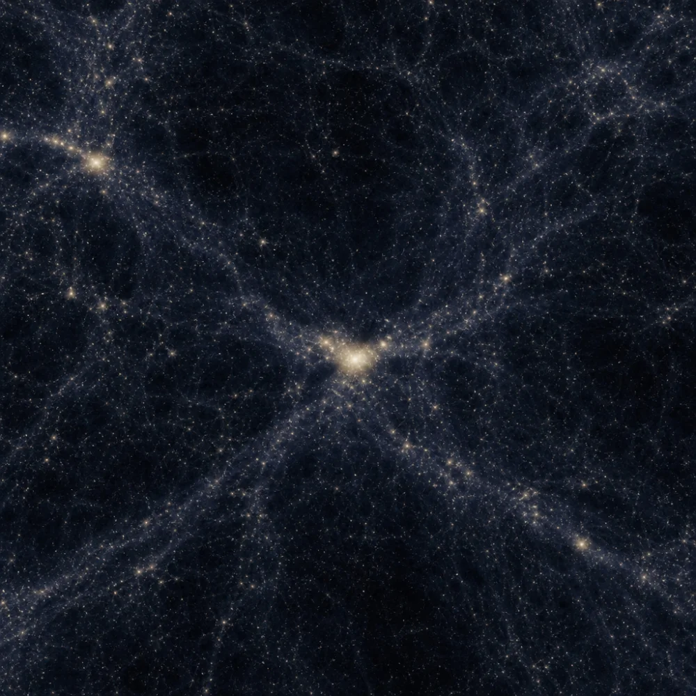 Nasa Zveřejnila Simulaci Rozložení Temné Hmoty Z Pořadu Dark Universe