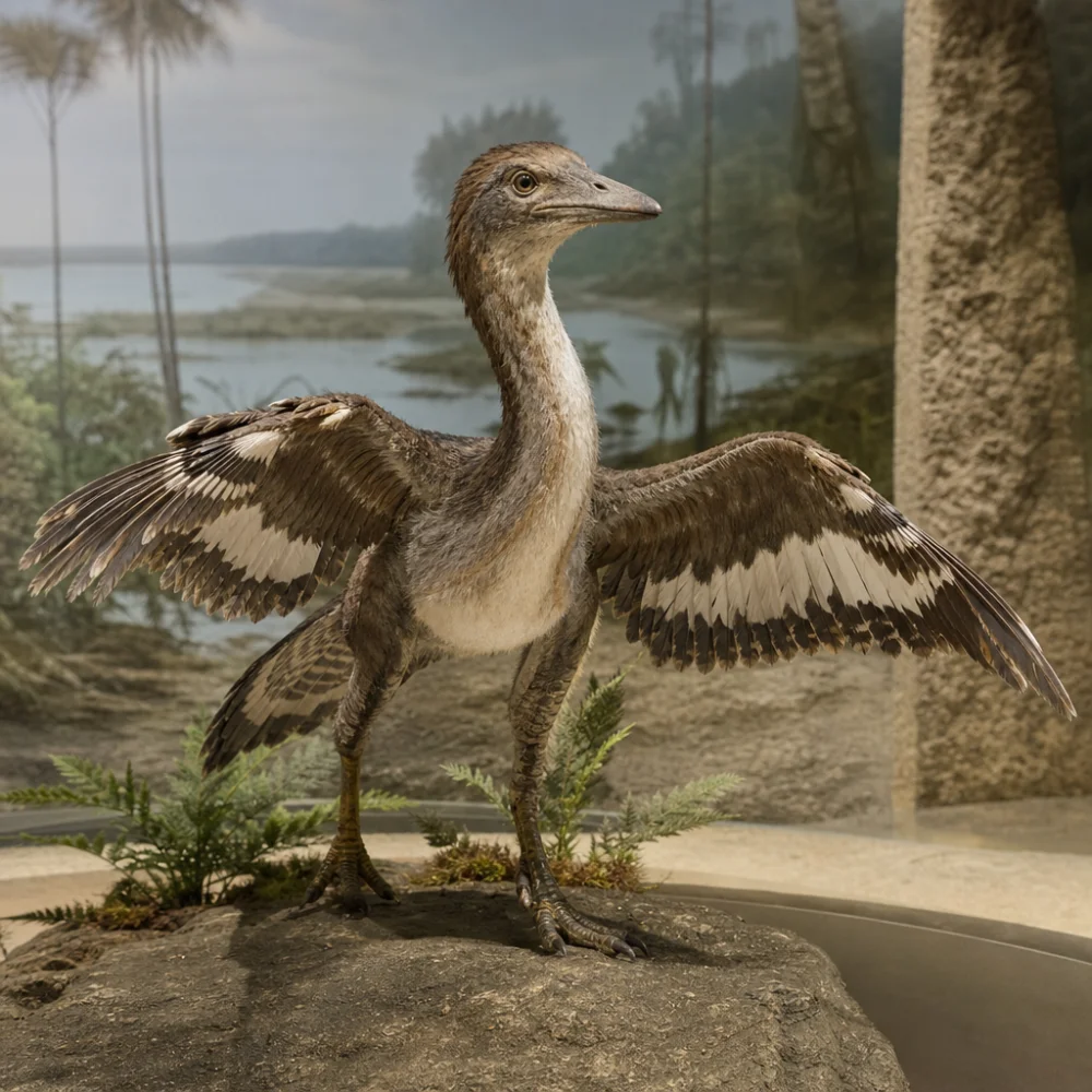 Paleontologové Vytvořili Model Pravěkého Ptáka Concornis Lacustris