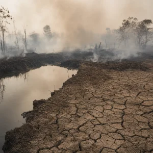 Indonésii Sužují Rozsáhlé Požáry Rašelinišť, El Niño Zhoršuje Sucho